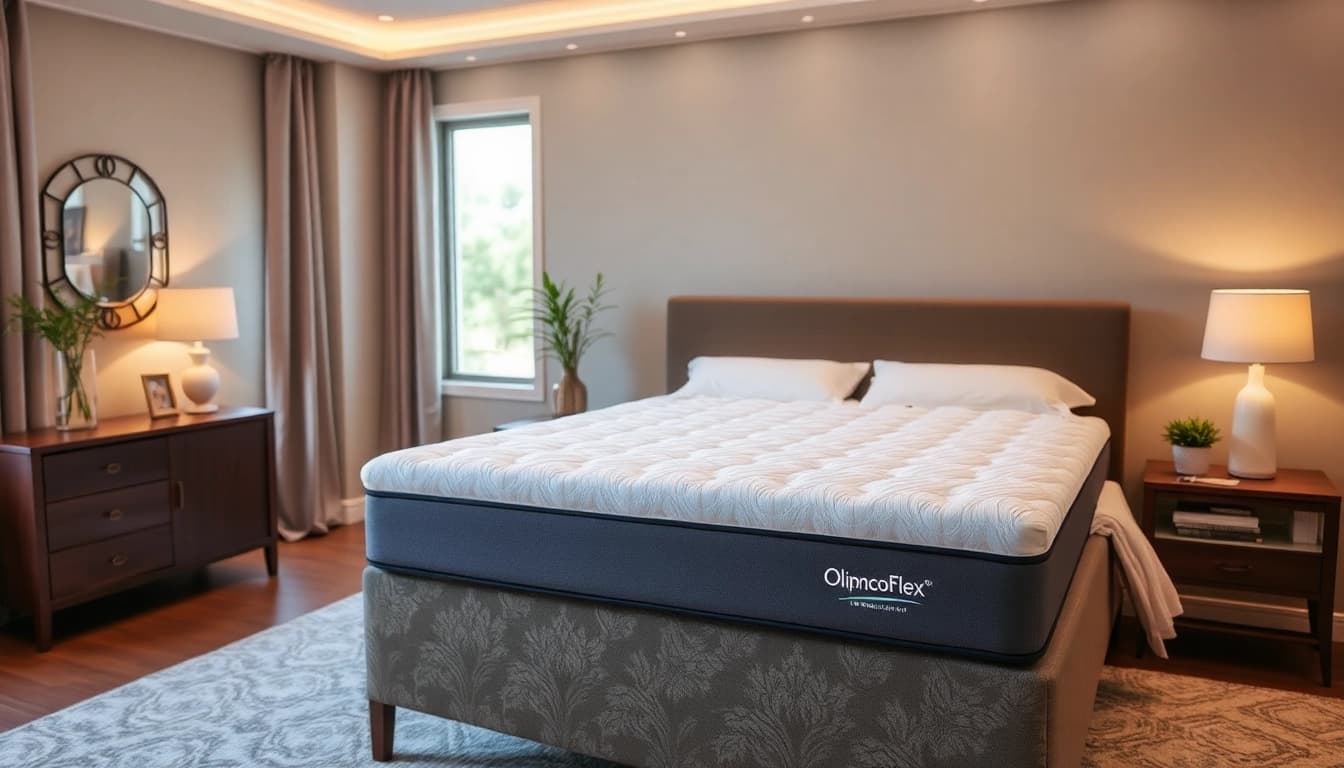 Experience restful sleep on materassi Olimpo-Flex memory foam designed for ultimate comfort and support.