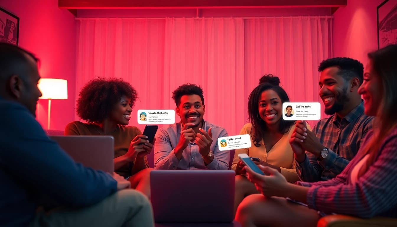 Enjoy engaging sexchat interactions in a cozy digital chat room environment.