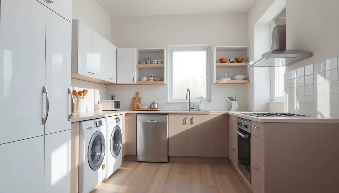 Discover top бяла техника appliances in a modern kitchen showcasing efficiency and style.