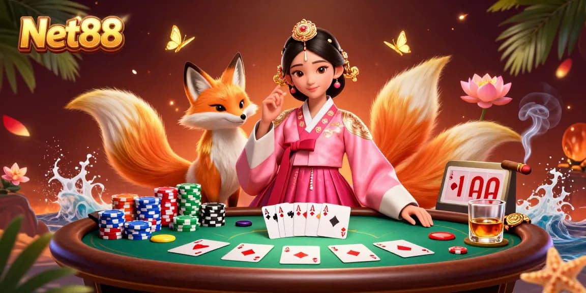 Experience the thrill of betting at Net88 with a vibrant poker scene packed with action.