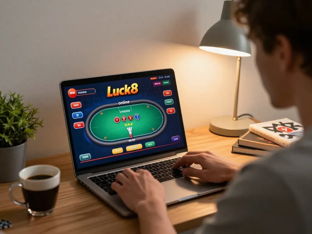Experience the excitement of luck8 online gaming and strategic poker play at home.