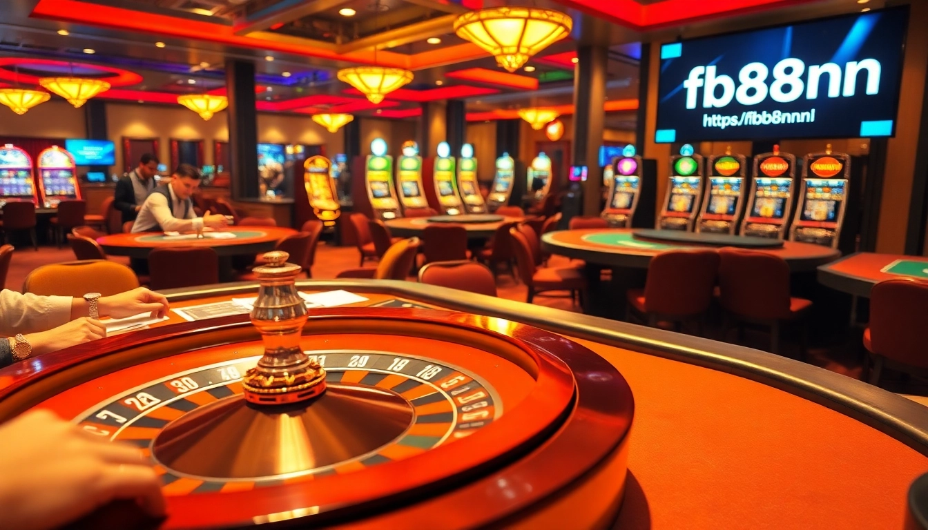 Experience the thrill of gaming at https://fb88nn.com/ with players enjoying poker at casino tables.