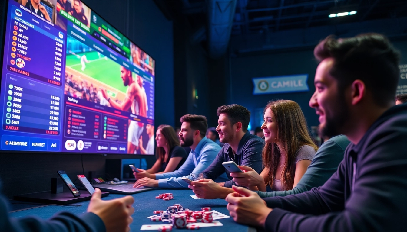 Dynamic online gaming experience at https://mm88.agency/ with diverse players engaged in interactive betting.