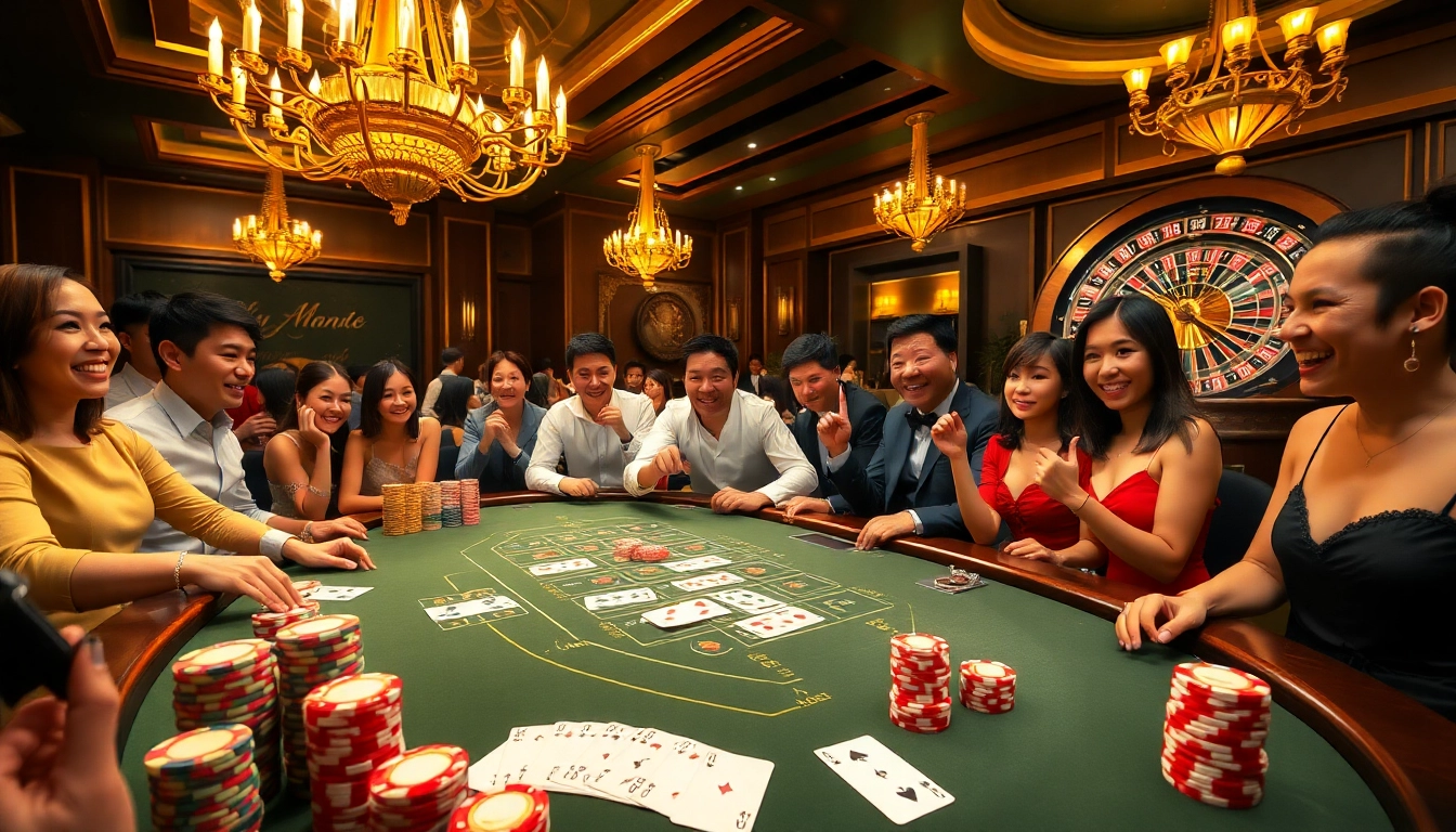 Exciting 9WIN casino experience featuring a luxurious blackjack table and vibrant poker chips.