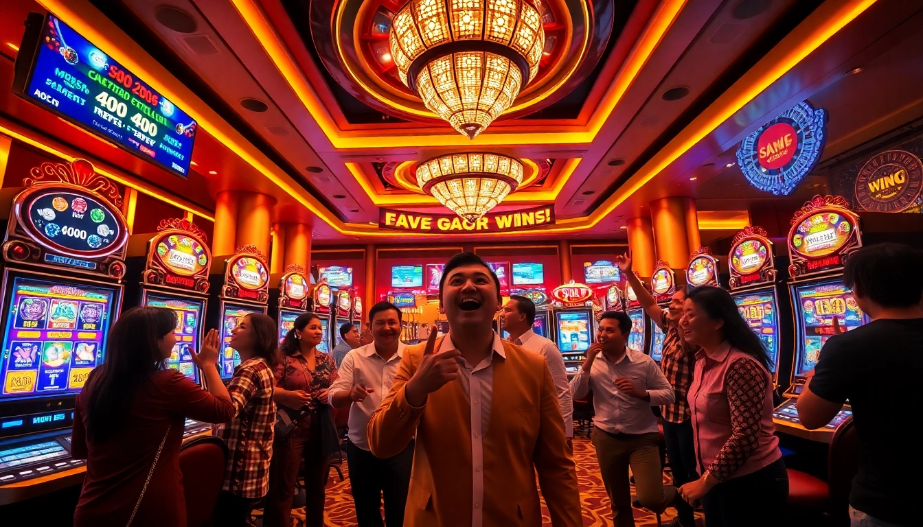 Experience thrilling wins with Slot Gacor Hari ini at an exciting casino with vibrant slot machines.