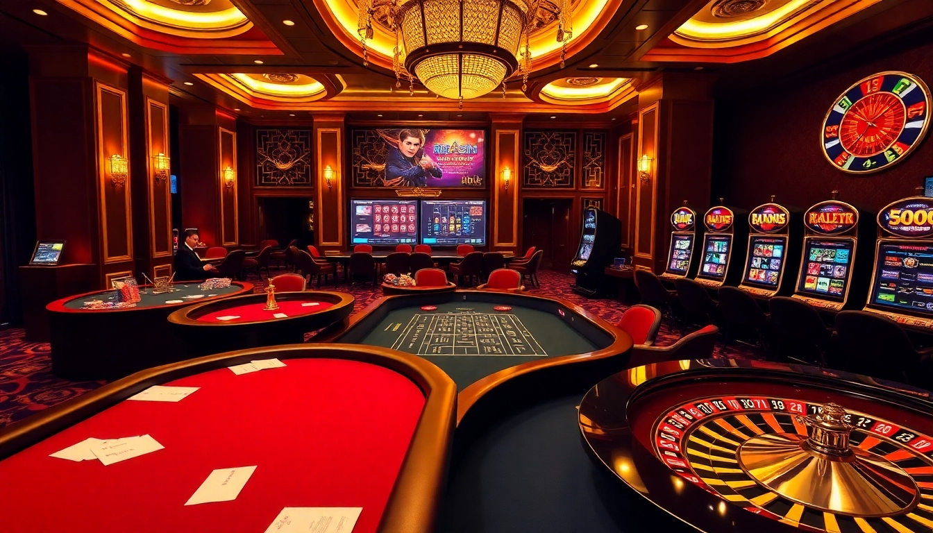 Experience the excitement of online gambling with Tha bet's vibrant casino interface.