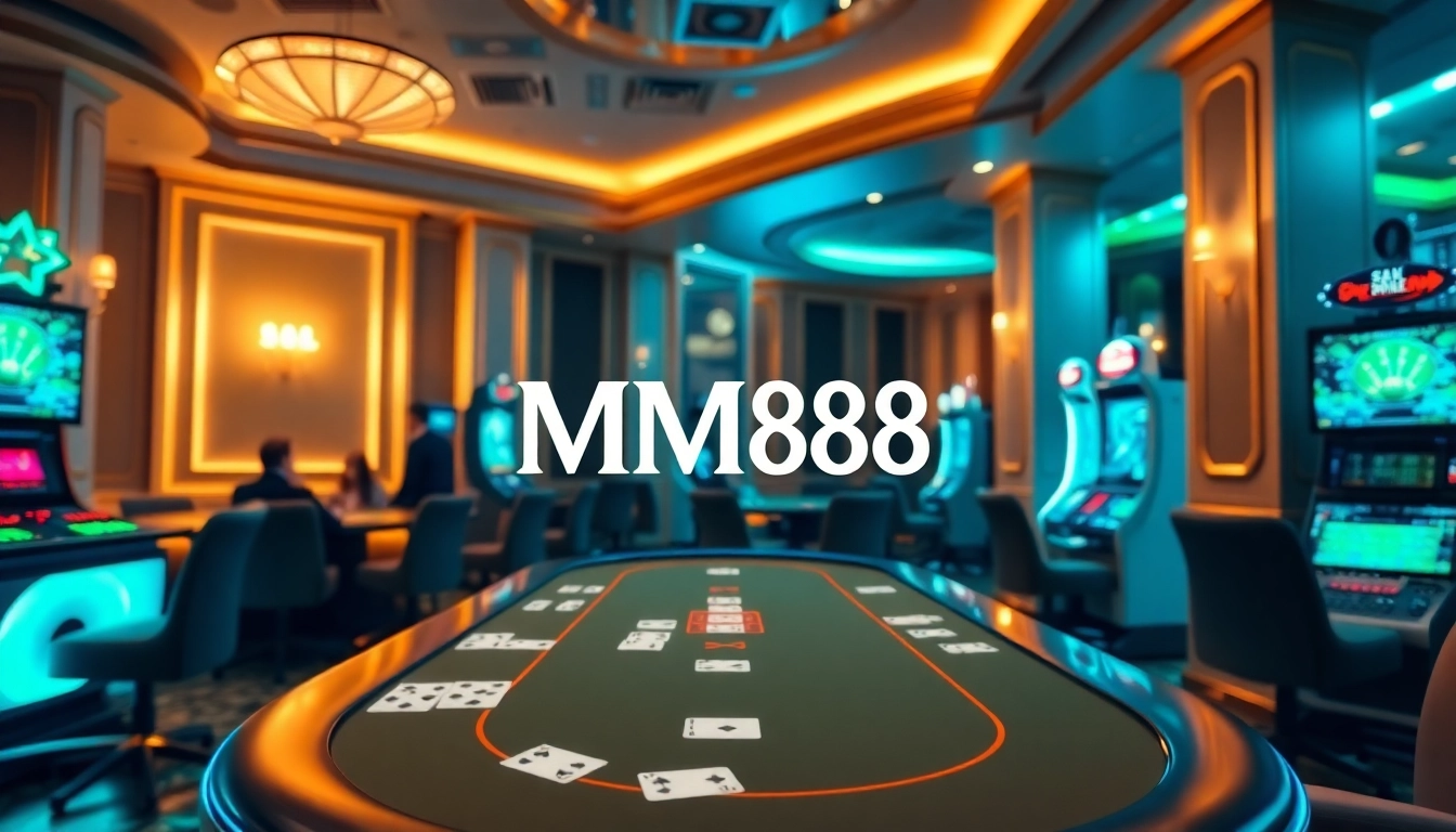 Experience the luxurious MM88 online casino environment with engaging gaming elements and enhanced security features.