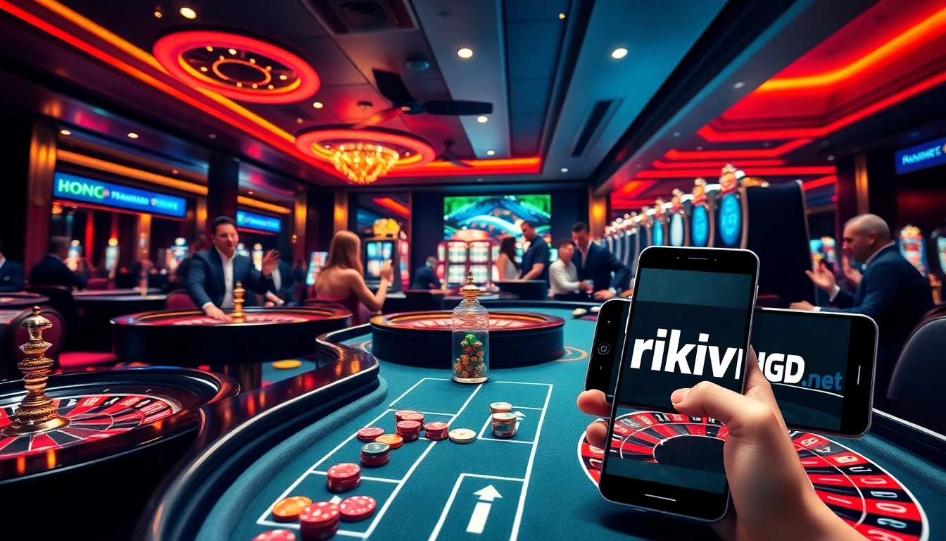 Engage in thrilling games at rikvip.gb.net with vibrant casino visuals and exciting action.