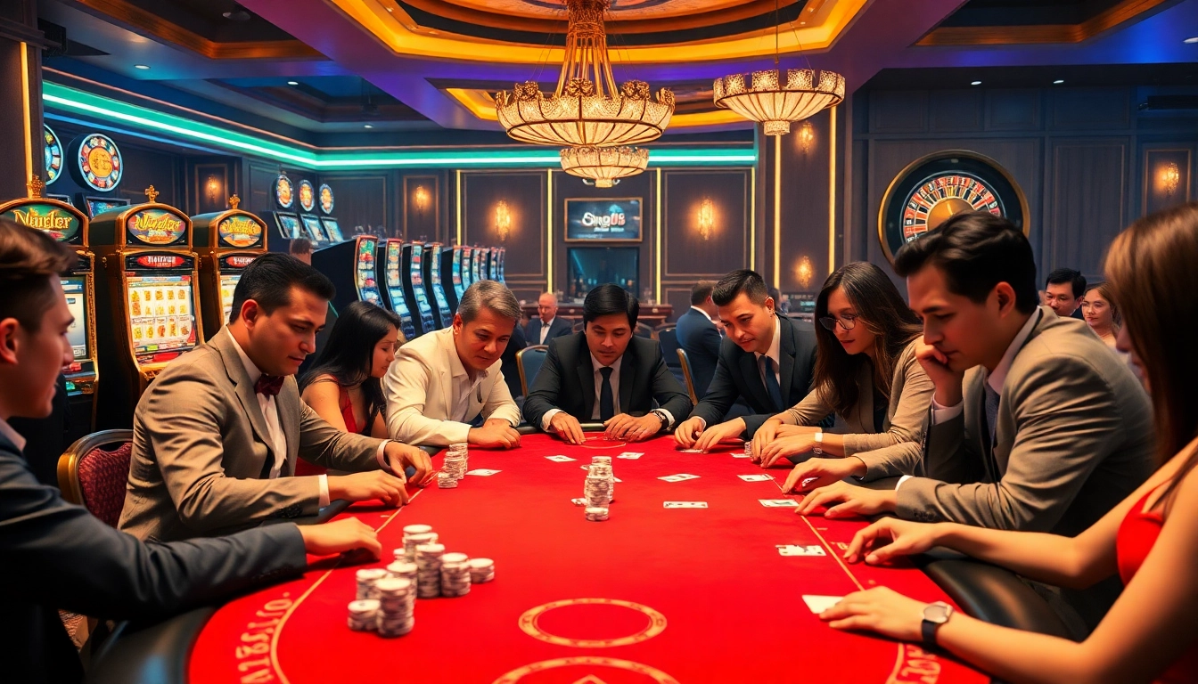 Experience the thrill of king88 poker with intense players and vibrant casino atmosphere.