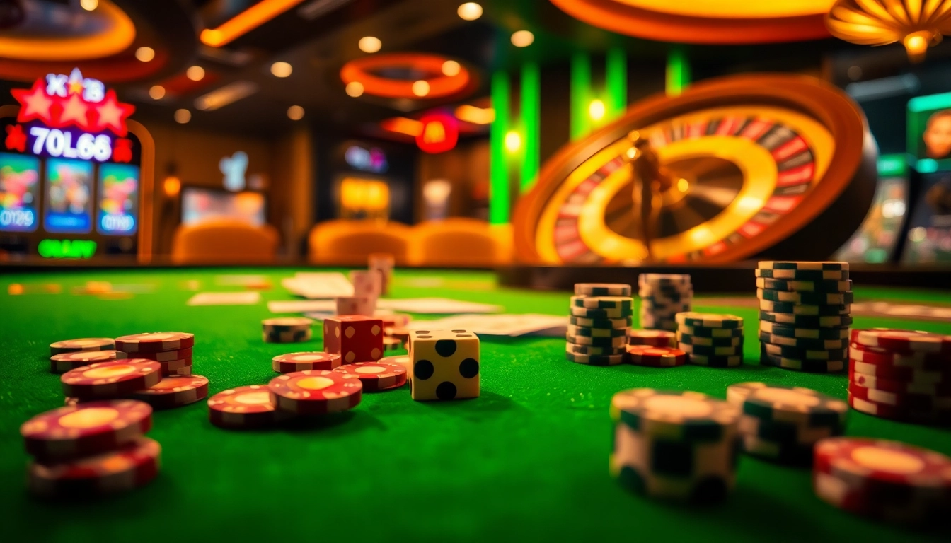 Experience the thrill of winning at https://kjc.money/ with vibrant casino tables and games in action.