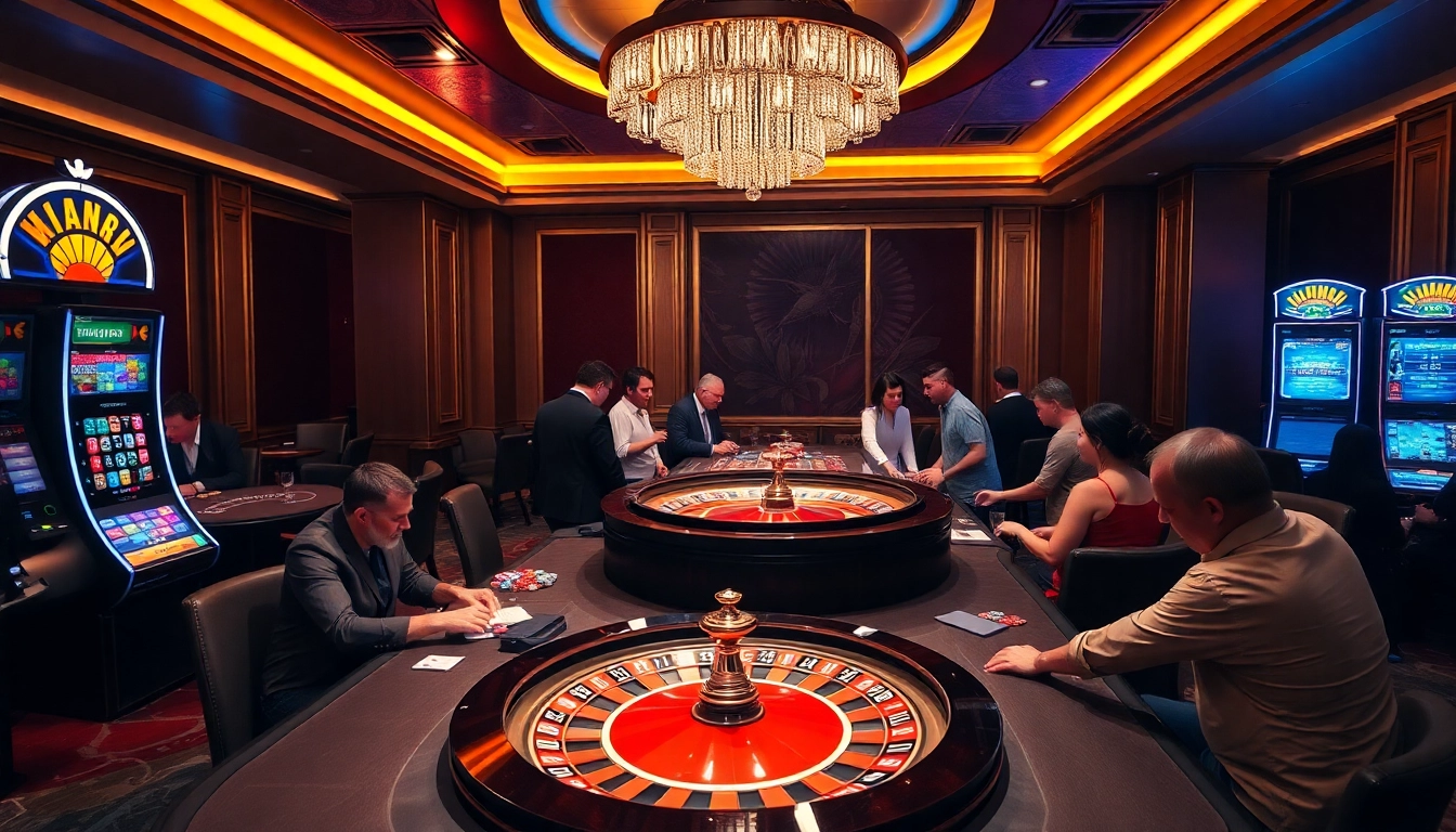 Experience the thrill of gambling at kwin's vibrant casino with roulette and blackjack tables.