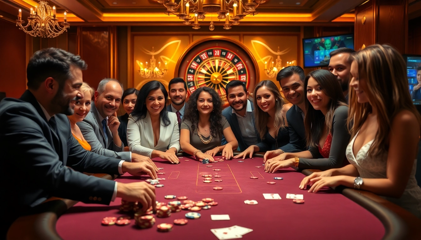 Players at a high-stakes poker table enjoying games at https://99wincasino.com/, showcasing poker excitement.