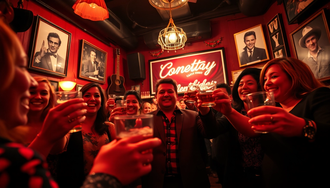 Celebrating Johnny Cash's legacy at johnnycashbirthday.com with fans enjoying vintage music and memorabilia.