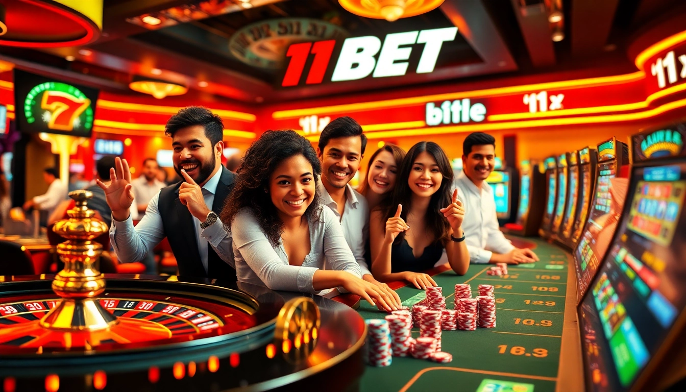 Experience the thrill of winning at 11BET with exciting casino games and vibrant gaming tables.