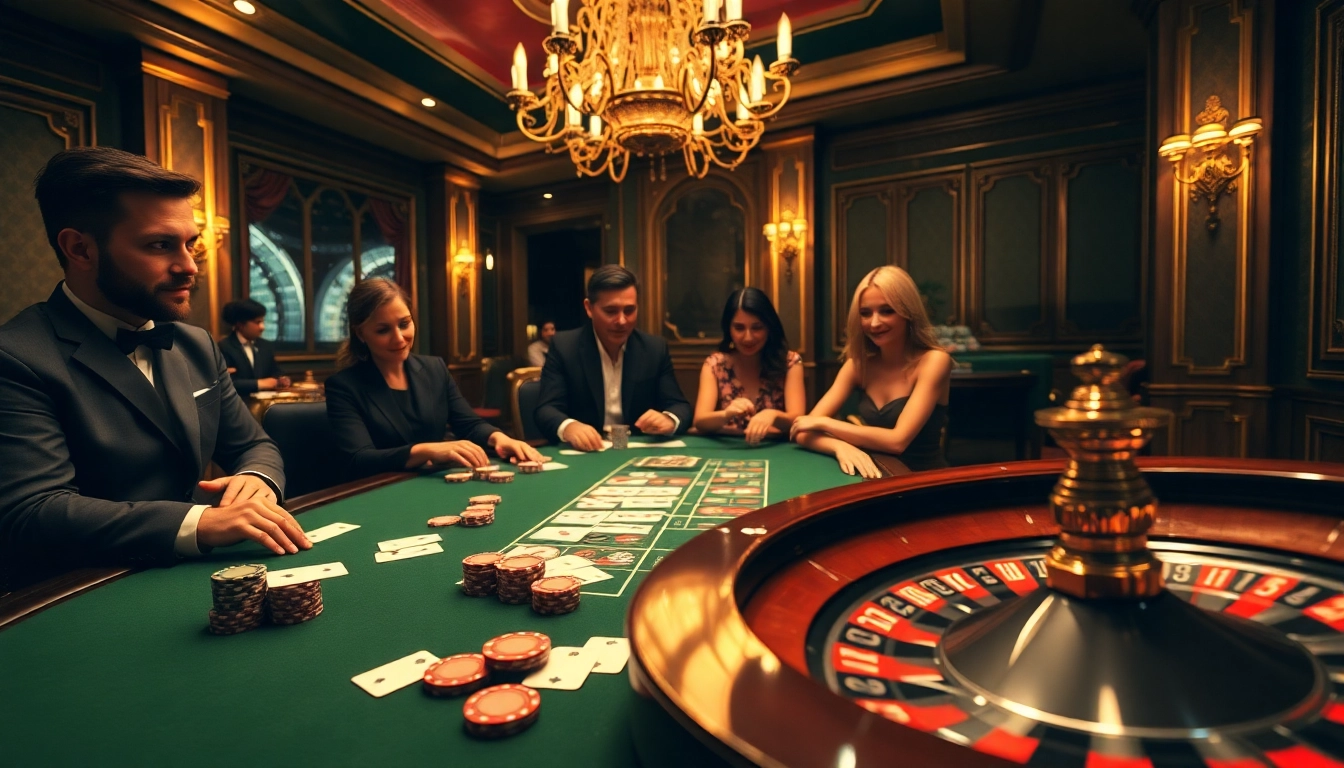 Experience the thrill of 32Win with an exciting casino table scene featuring poker chips and roulette.