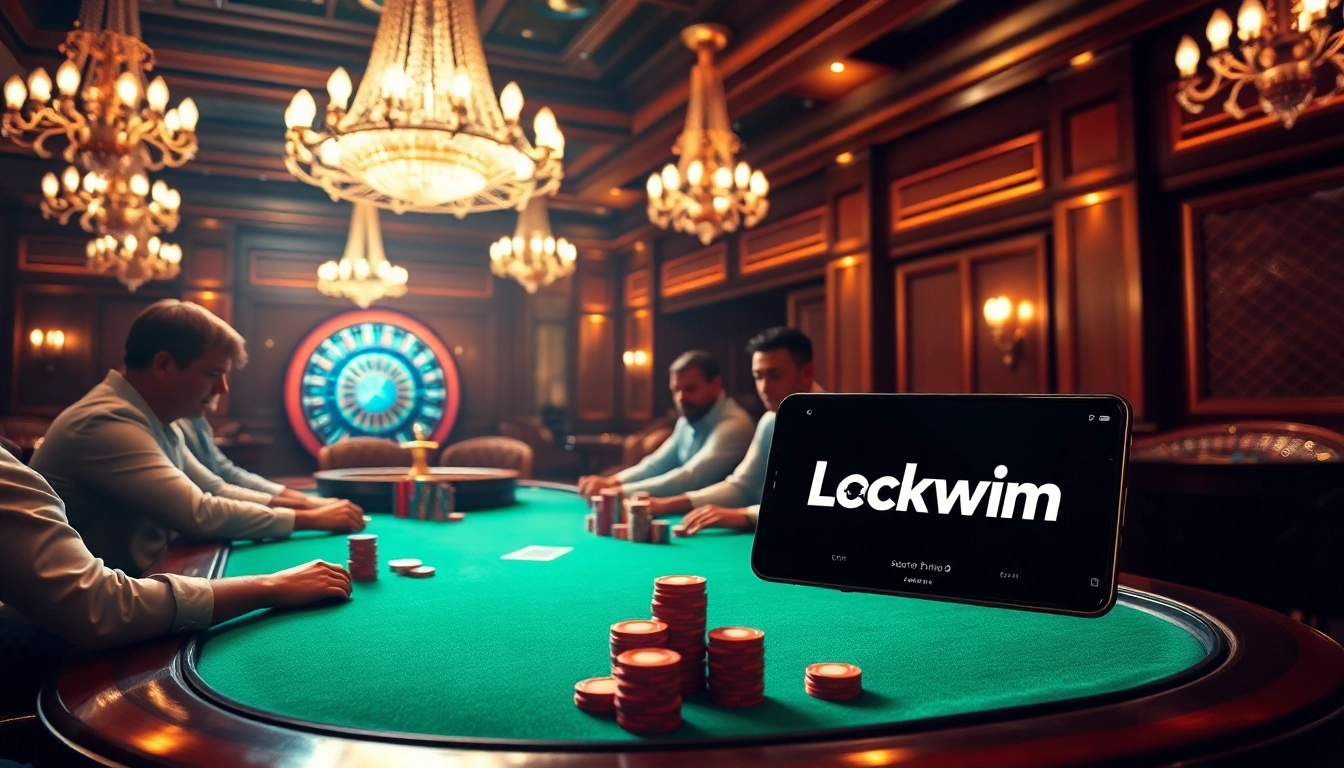 Experience the thrill of high-stakes poker at Luckywin's luxurious casino.
