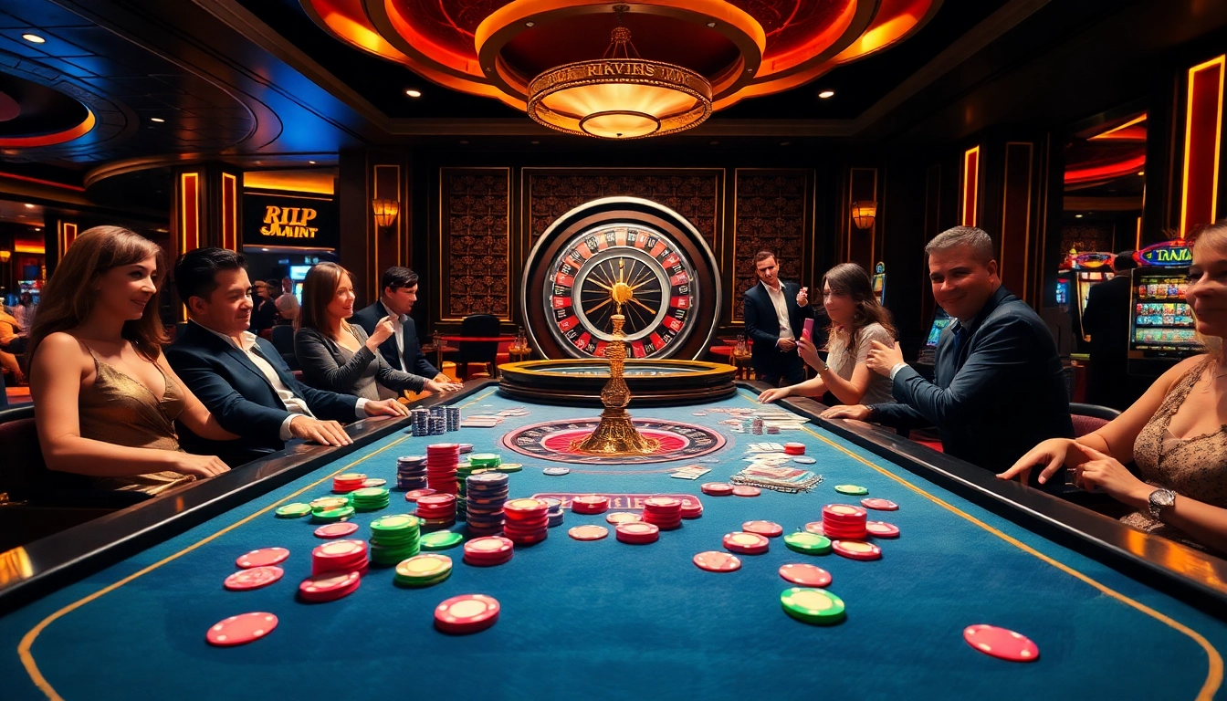 Experience top-tier gaming excitement at rikvip368.com with thrilling casino tables and vibrant atmosphere.