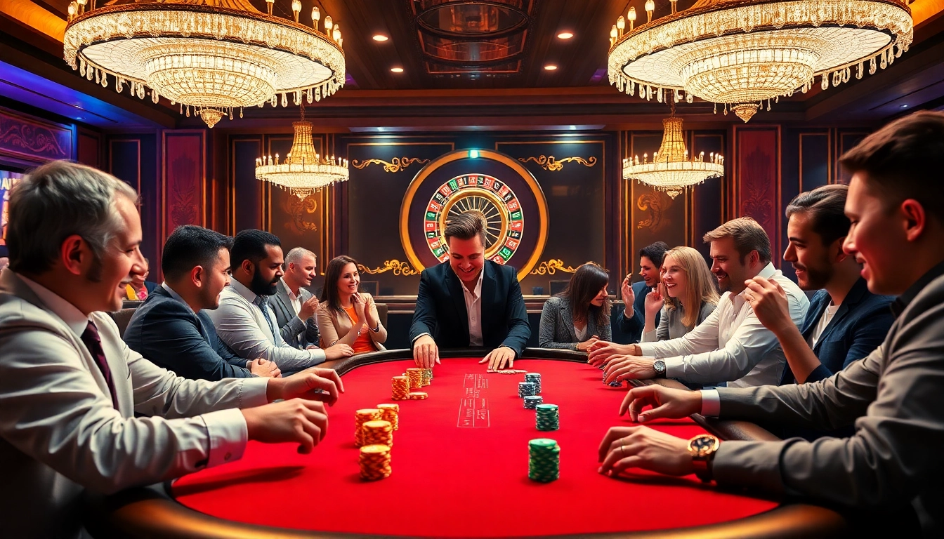 MK8 poker players engaging in a thrilling game, showcasing vibrant chips and roulette excitement.