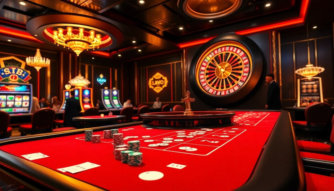 SODO Casino playing cards and vibrant poker chips on elegant casino tables