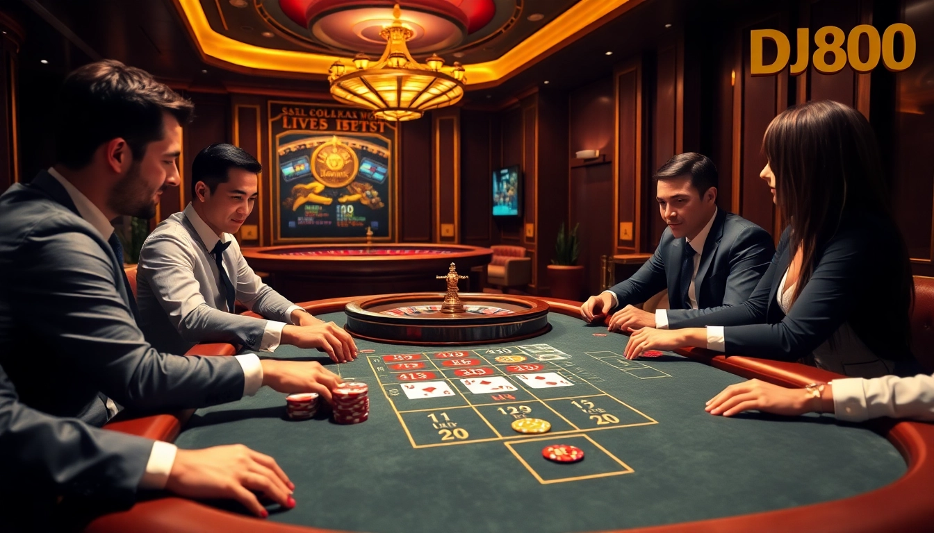 Enjoy a thrilling blackjack experience at BJ88 with chips, cards, and an exciting casino atmosphere.